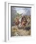 Cossacks of the Caucasus Return from a Raid on a Settlement of Muslim Cossacks-Russian-Framed Premium Giclee Print