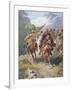 Cossacks of the Caucasus Return from a Raid on a Settlement of Muslim Cossacks-Russian-Framed Giclee Print
