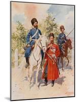 Cossacks of the Guard and Imperial Bodyguard-Frederic De Haenen-Mounted Giclee Print