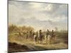 Cossacks on a Country Road Near Bergen in North Holland-Pieter Gerardus van Os-Mounted Art Print