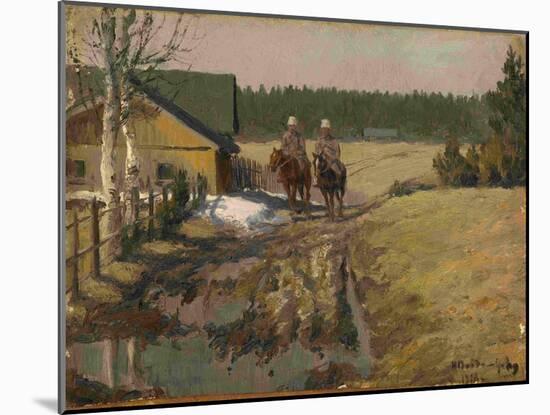 Cossacks on Horseback, 1916-Ivan Alexeyevich Vladimirov-Mounted Giclee Print