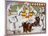 Cossmy Circus Poster-null-Mounted Giclee Print