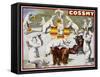 Cossmy Circus Poster-null-Framed Stretched Canvas