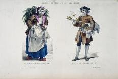 Parisian Costumes across the Centuries-Cosson and Smeeton-Framed Stretched Canvas