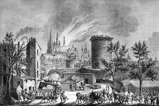 Fire at Saint Andre's Cathedral, Bordeaux, France, August 1787 (1882-188)-Cosson-Giclee Print