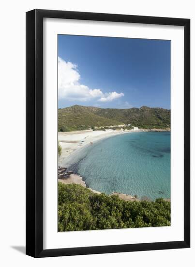 Costa Del Sud, Near Chia, Cagliari Province, Sardinia, Italy, Mediterranean, Europe-John Miller-Framed Photographic Print