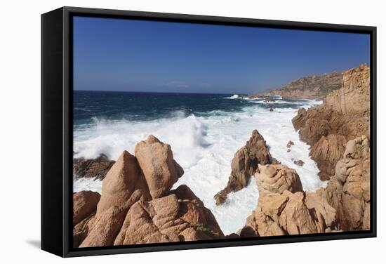 Costa Paradiso, Sardinia, Italy, Mediterranean, Europe-Markus Lange-Framed Stretched Canvas