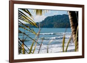 Costa Rica Beach Surfing Waves-null-Framed Photo