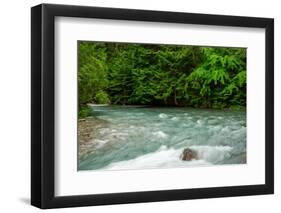 Costa Rica blue river-George Theodore-Framed Photographic Print