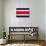 Costa Rica Flag Design with Wood Patterning - Flags of the World Series-Philippe Hugonnard-Art Print displayed on a wall