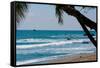 Costa Rica Waves Breaking on Beach Photo Poster Print-null-Framed Stretched Canvas