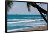 Costa Rica Waves Breaking on Beach Photo Poster Print-null-Framed Poster