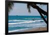 Costa Rica Waves Breaking on Beach Photo Poster Print-null-Framed Poster