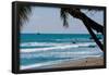 Costa Rica Waves Breaking on Beach Photo Poster Print-null-Framed Poster