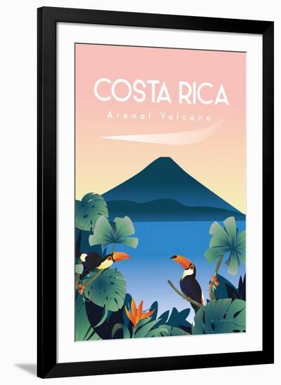 Costa Rica-Omar Escalante-Framed Art Print