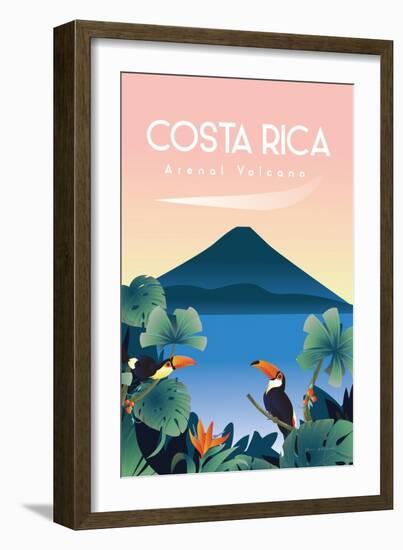 Costa Rica-Omar Escalante-Framed Art Print