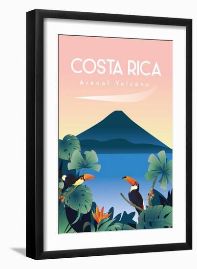 Costa Rica-Omar Escalante-Framed Art Print