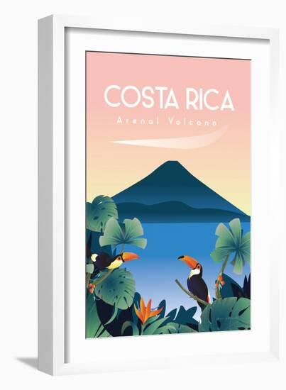 Costa Rica-Omar Escalante-Framed Art Print