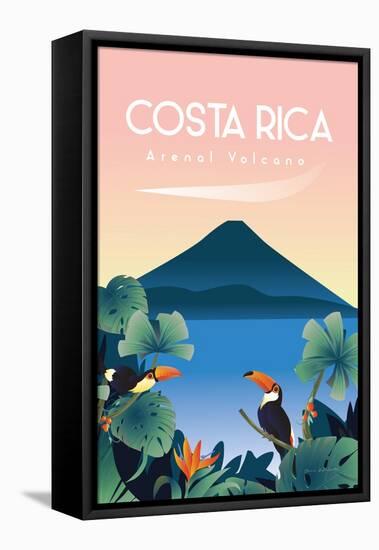 Costa Rica-Omar Escalante-Framed Stretched Canvas