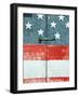 Costa Rican Flag Painted on Door, Costa Rica-John Coletti-Framed Photographic Print