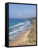 Costa Vincentina, Praia Do Castelejo and Cordama Beaches, Algarve, Portugal-Neale Clarke-Framed Stretched Canvas