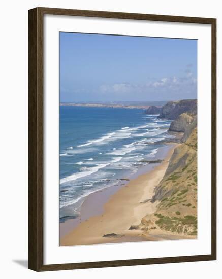 Costa Vincentina, Praia Do Castelejo and Cordama Beaches, Algarve, Portugal-Neale Clarke-Framed Photographic Print