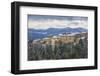 Costacciaro at sunset, Monte Cucco Park, Apennines, Umbria, Italy, Europe-Lorenzo Mattei-Framed Photographic Print