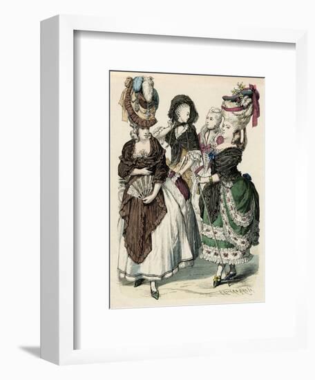 Costume 1774-1780-null-Framed Art Print