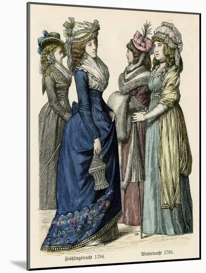 Costume 1794-5-null-Mounted Art Print