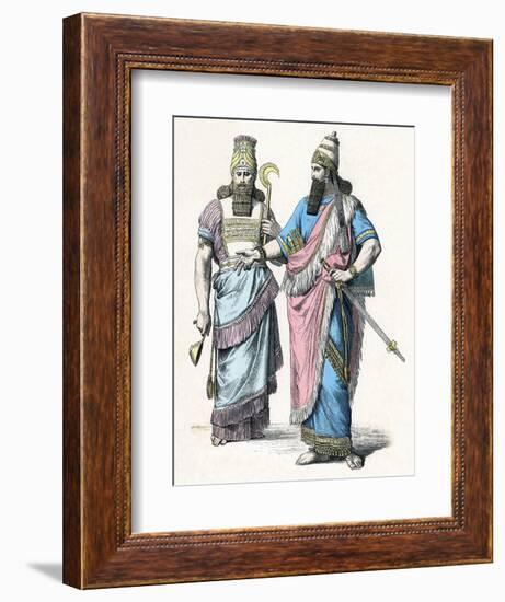 Costume, Ancient Assyria-null-Framed Art Print