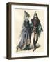 Costume, Bourgogne C15-null-Framed Art Print