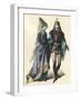 Costume, Bourgogne C15-null-Framed Art Print