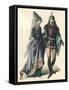 Costume, Bourgogne C15-null-Framed Stretched Canvas