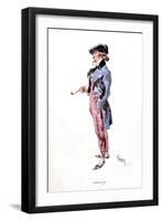 Costume by Adolpho Hohenstein (1854-1928) for the Character of Marcello. Opera “” the Boheme”” by G-Adolfo Hohenstein-Framed Giclee Print