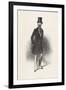 Costume D'Hiver, Par Humann, 1846-Paul Gavarni-Framed Giclee Print