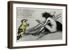 Costume Dance at Kit Kat Club Announcement-null-Framed Giclee Print