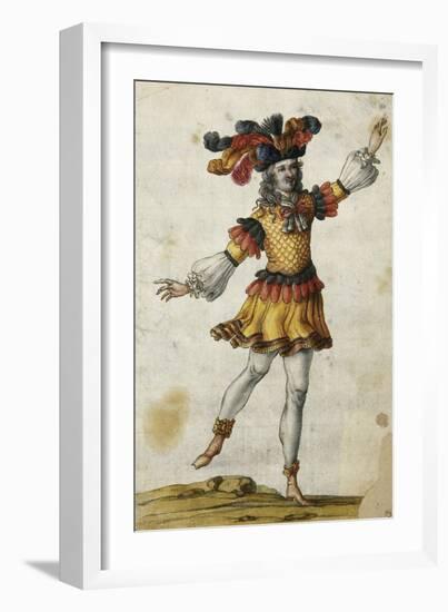 Costume de ballet : Mascarade-null-Framed Giclee Print