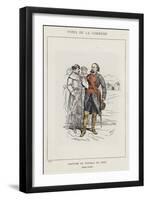 Costume De General En Chef, Bergeret Lui-Meme-Charles Albert d'Arnoux Bertall-Framed Giclee Print