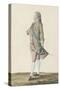 Costume de l'époque de Louis XVI, seigneur de la cour portant un habit de Printemps-Etienne Claude Voysard-Stretched Canvas