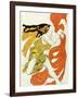 Costume Design for a Bacchante in "Narcisse" by Tcherepnin, 1911-Leon Bakst-Framed Giclee Print