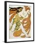 Costume Design for a Bacchante in "Narcisse" by Tcherepnin, 1911-Leon Bakst-Framed Giclee Print