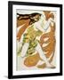 Costume Design for a Bacchante in "Narcisse" by Tcherepnin, 1911-Leon Bakst-Framed Giclee Print