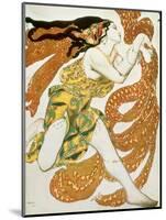 Costume Design for a Bacchante in "Narcisse" by Tcherepnin, 1911-Leon Bakst-Mounted Giclee Print