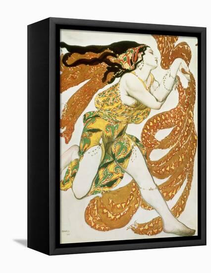 Costume Design for a Bacchante in "Narcisse" by Tcherepnin, 1911-Leon Bakst-Framed Stretched Canvas