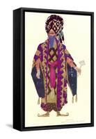 Costume Design For a Character in The Legend of Joseph, 1914-Leon Bakst-Framed Stretched Canvas