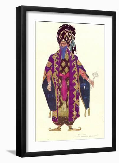 Costume Design For a Character in The Legend of Joseph, 1914-Leon Bakst-Framed Giclee Print