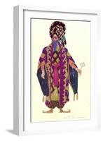 Costume Design For a Character in The Legend of Joseph, 1914-Leon Bakst-Framed Giclee Print