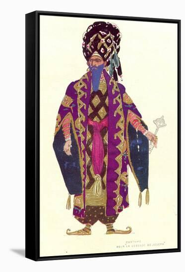 Costume Design For a Character in The Legend of Joseph, 1914-Leon Bakst-Framed Stretched Canvas