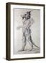 Costume Design for a Costume for a Dragon, 16th Century-Giuseppe Arcimboldi-Framed Giclee Print