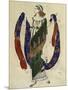Costume Design for a Dancer from 'Cleopatra', 1910-Leon Bakst-Mounted Giclee Print